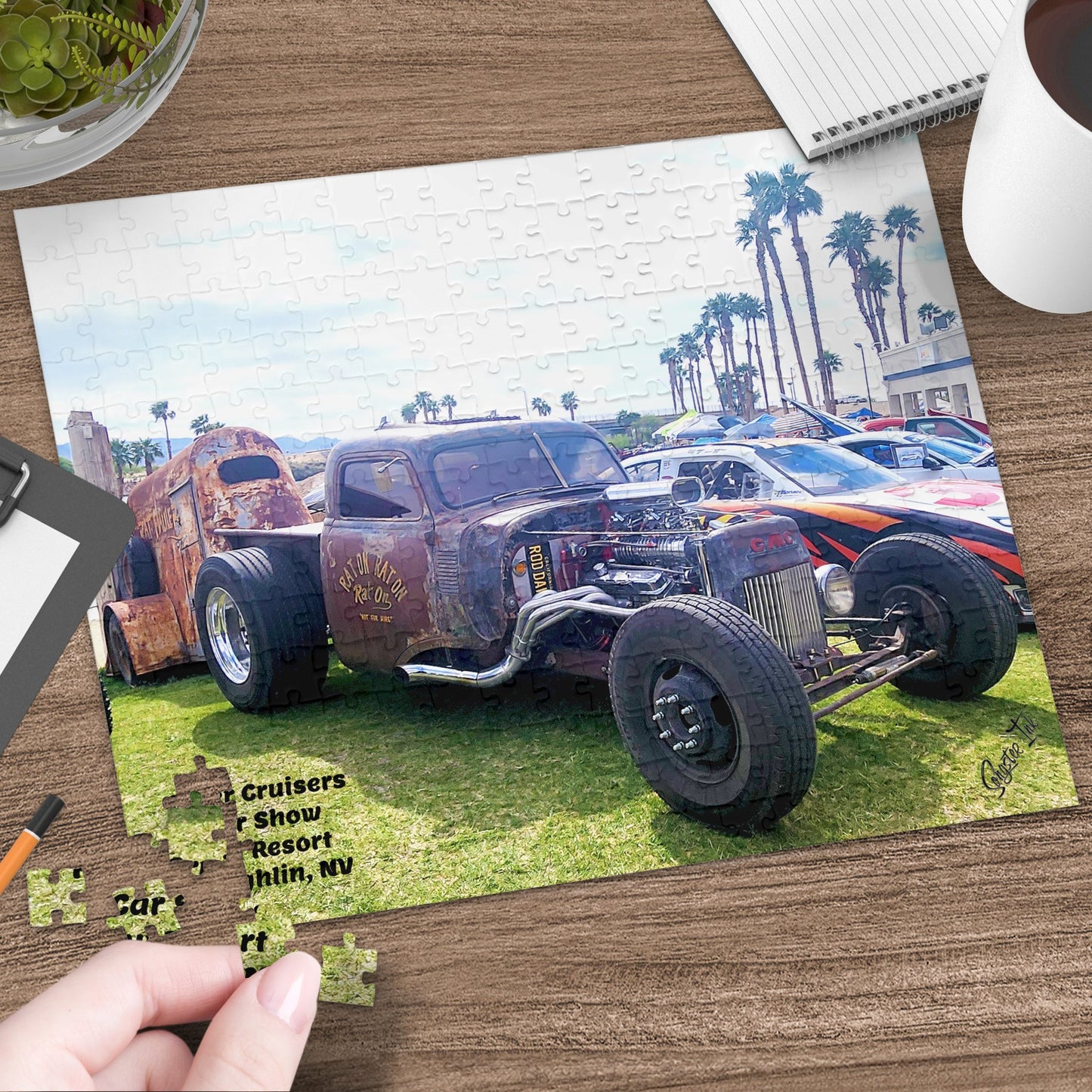 Classic Car Show in Laughlin Puzzle product