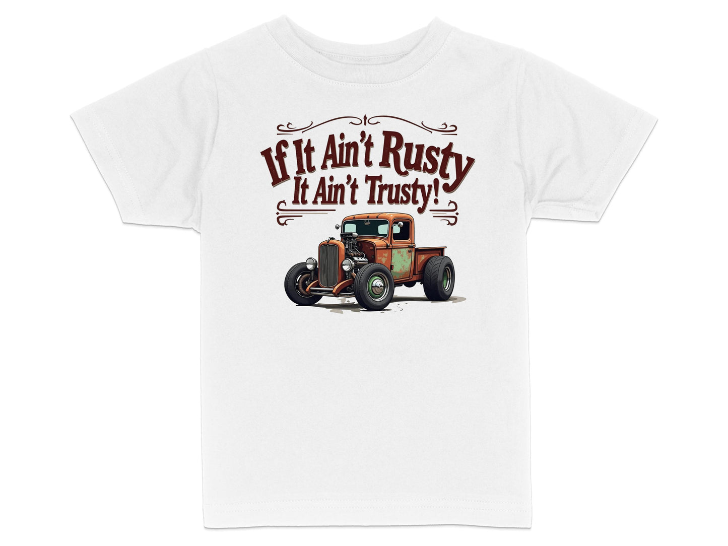 Vintage Car Graphic Tee If It Ain't Rusty T-Shirt product
