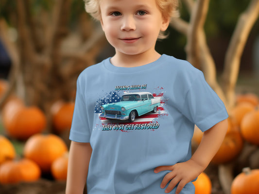 Legends Never Die Car Graphic T-shirt product type