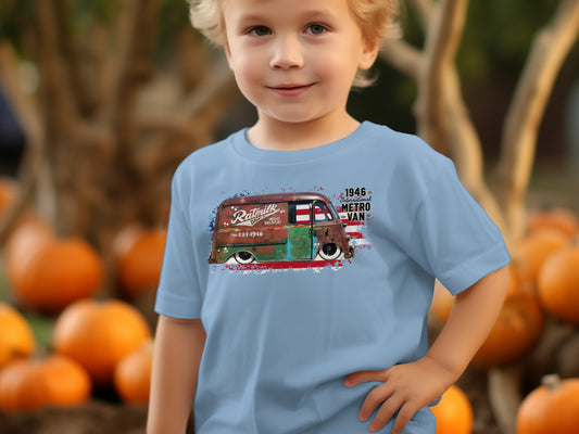 Vintage 1946 Metro Van Graphic T-Shirt Kids product