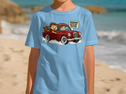 Cruisin' with My Toys Graphic Kids T-Shirt product