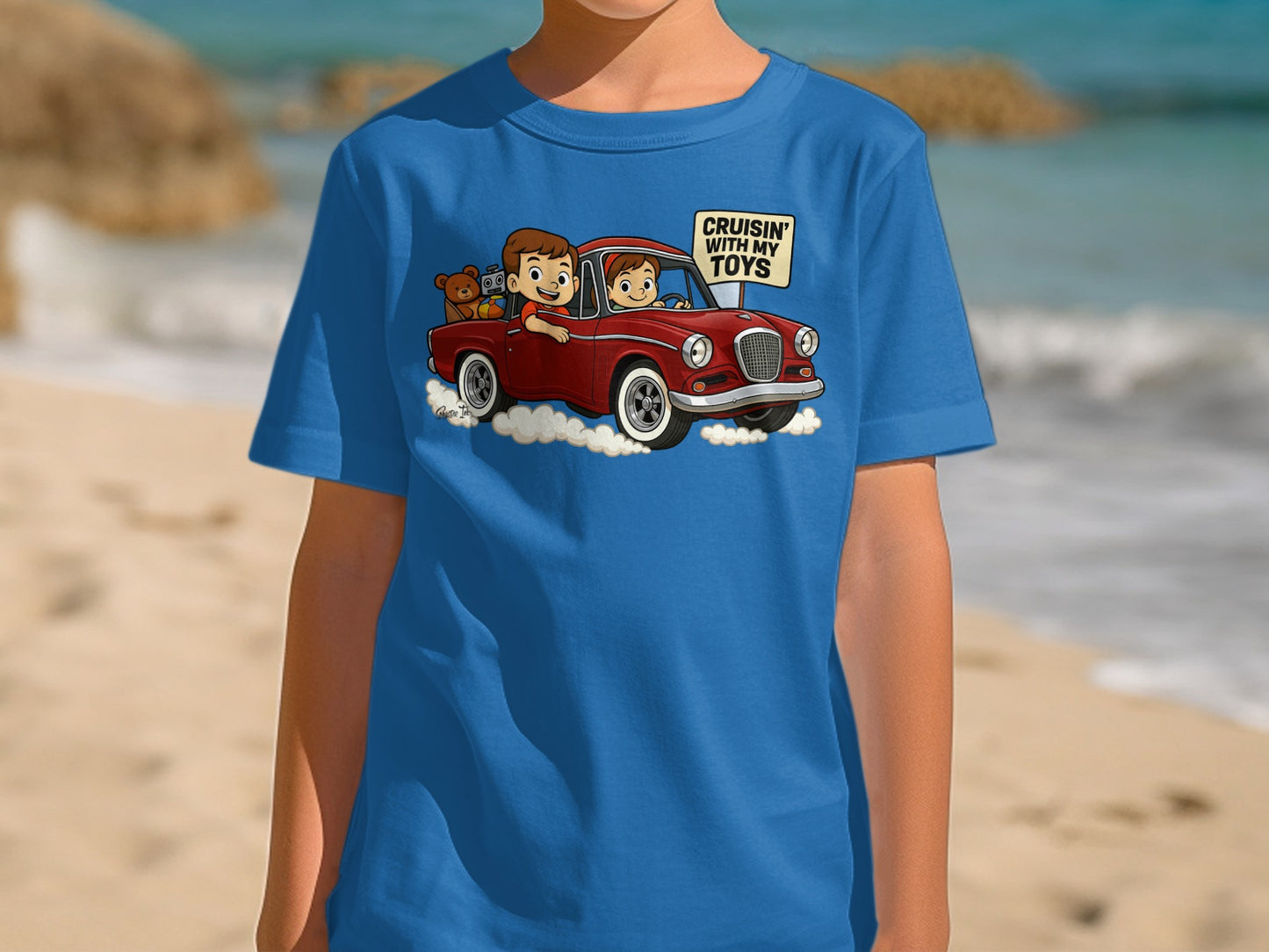 Cruisin' With My Toys Graphic Tee product type
