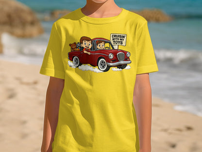 Cruisin' With My Toys Cartoon Graphic T-Shirt product