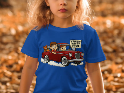 Cruisin With My Toys Kids Toy Car Graphic T-Shirt product